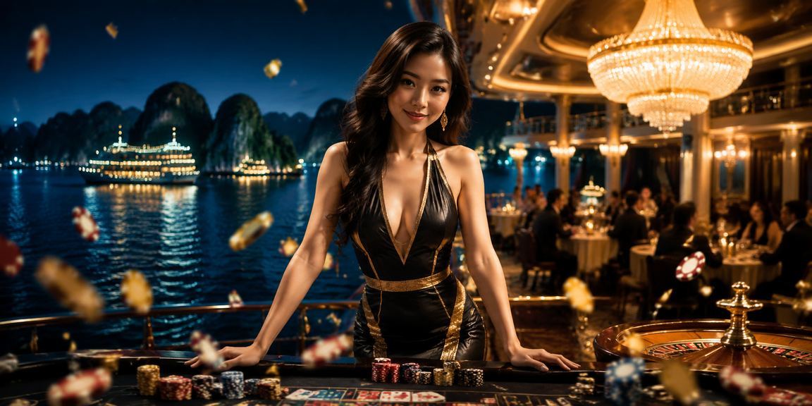 Người chơi tại Hạ Long Bay theo dõi kết quả cá cược thể thao trên điện thoại