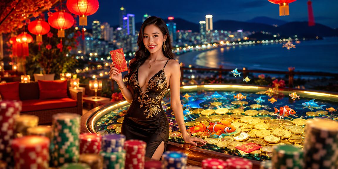 Phong bì đỏ may mắn và đèn lồng tại Nha Trang – ưu đãi tài khoản rtz