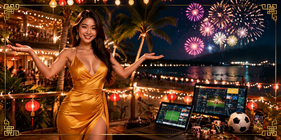 Người dùng thư giãn và trải nghiệm giải trí trực tuyến tại bãi biển Phú Quốc